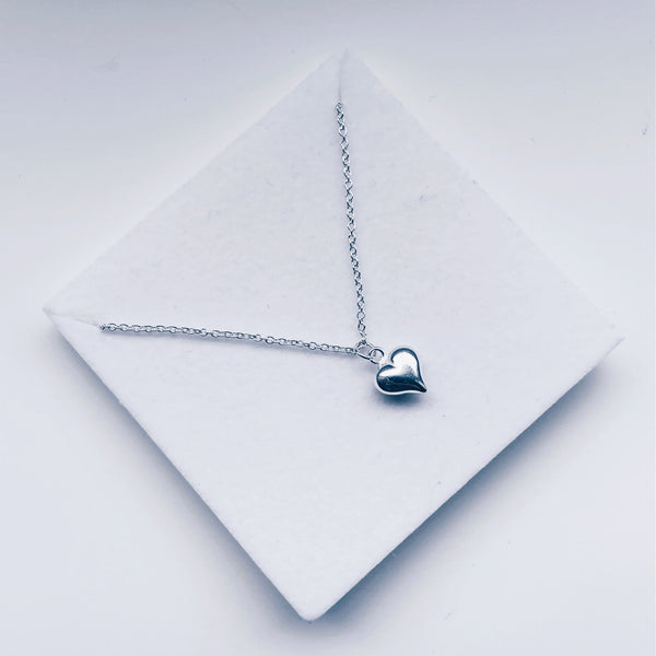 Sterling Silver Love Heart Necklace