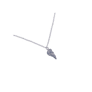 Sterling Silver Angel Wing Necklace