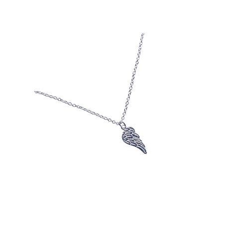 Sterling Silver Angel Wing Necklace