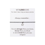 Always Remember Wish String bracelet With Love Beckie