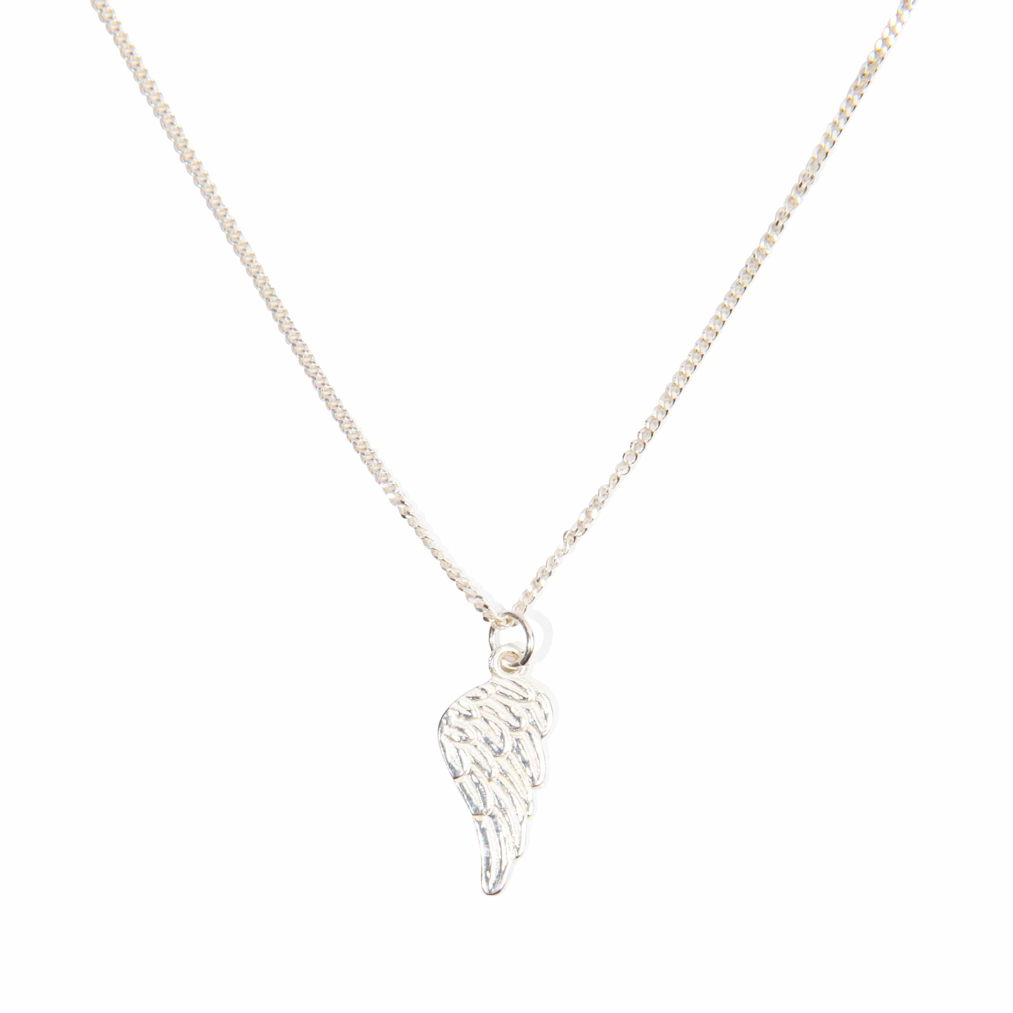 Angel Wing Necklace - Sterling Silver Necklace With Love Beckie