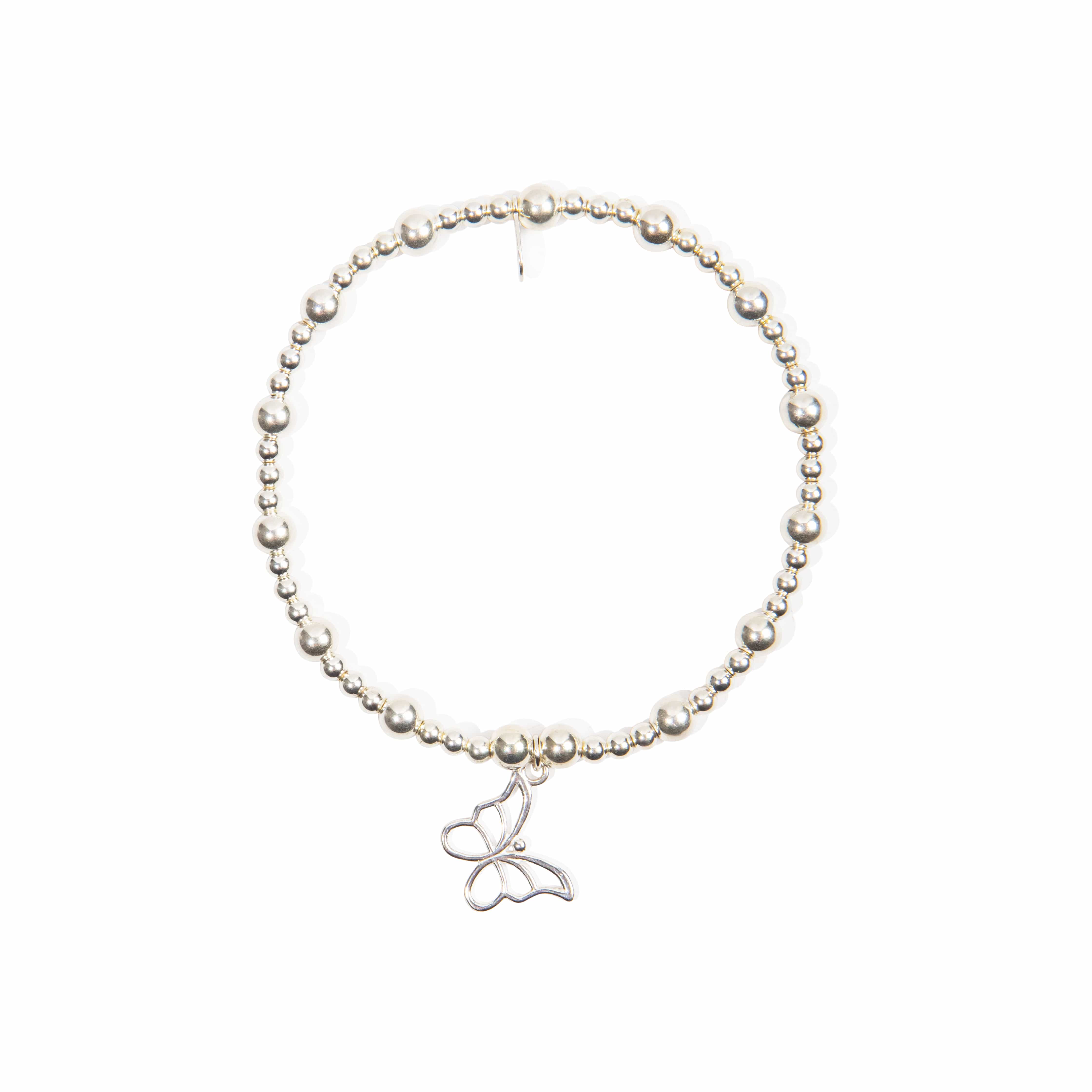 Butterfly Bracelet - Sterling Silver bracelet With Love Beckie