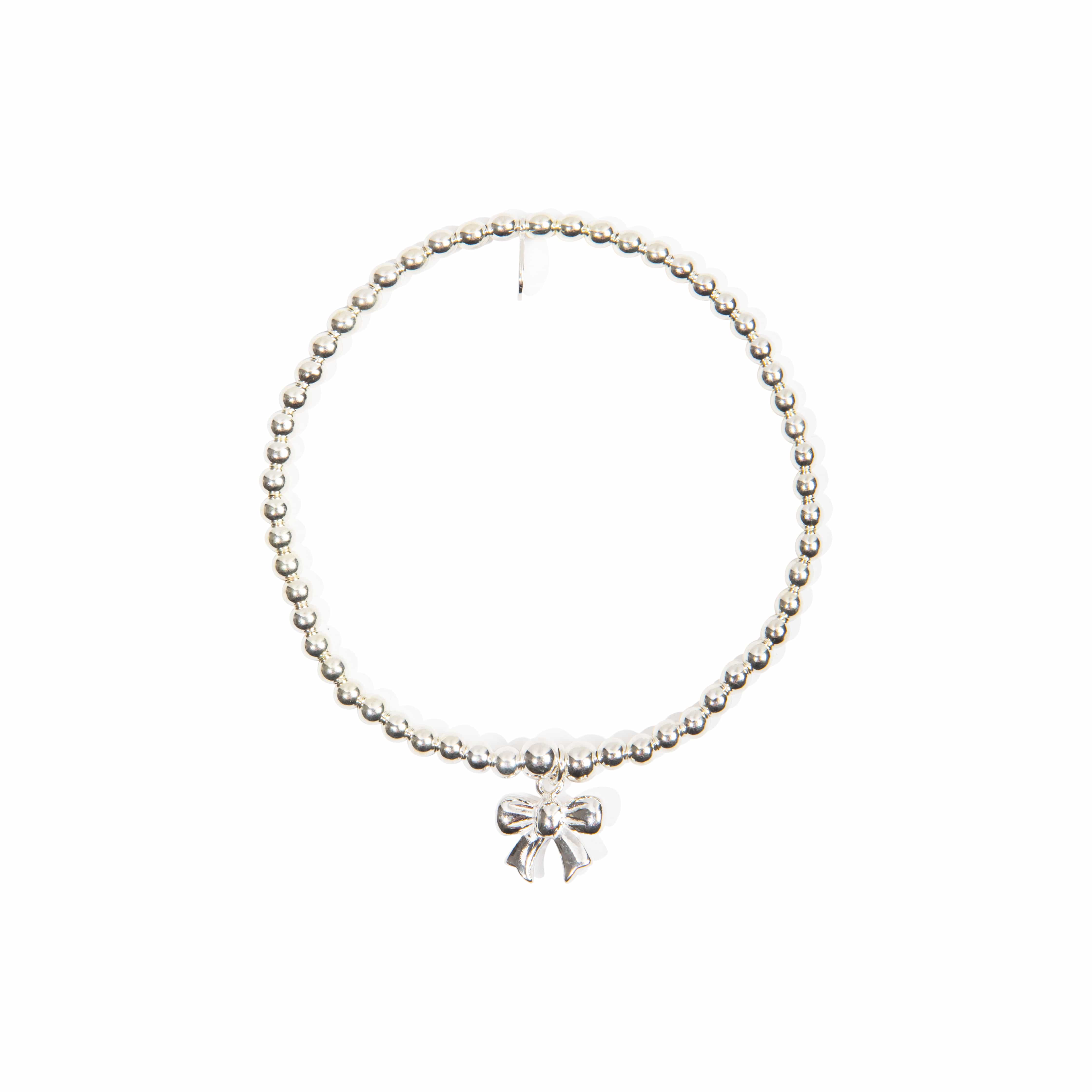 Children's Bow Bracelet - Sterling Silver bracelet With Love Beckie