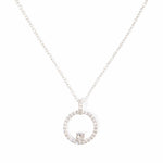 Circle Of Life Necklace - Sterling Silver Necklace 18 inch With Love Beckie