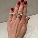 Crescent Moon Bracelet - Sterling Silver bracelet With Love Beckie