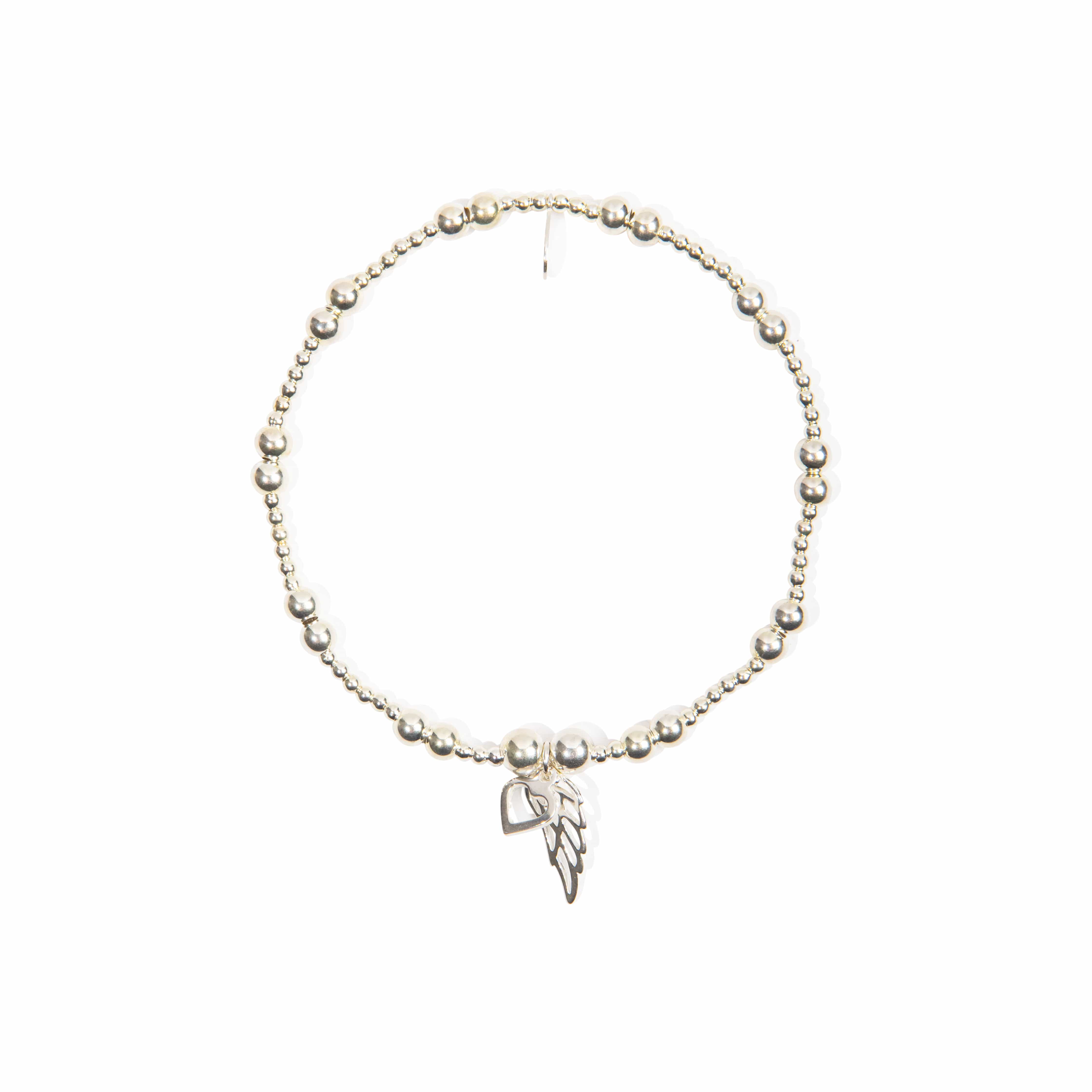 Guardian Angel Bracelet - Sterling Silver bracelet With Love Beckie