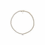 Initial Bead Bracelet - Sterling Silver bracelet With Love Beckie