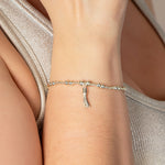Mini Tassel Bracelet - Sterling Silver bracelet With Love Beckie