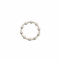 Mixed Bead Ring - Sterling Silver Ring With Love Beckie