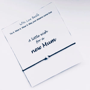 A Little Wish For A New Mum Wish String